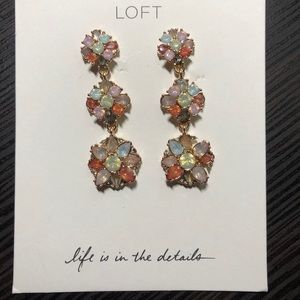 COPY - Brand New Stunning Loft Earrings Colored Stones!!